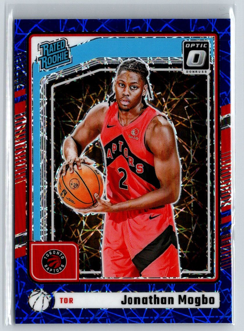 2024-25 Donruss Optic #297 Jonathan Mogbo Blue Velocity Q66