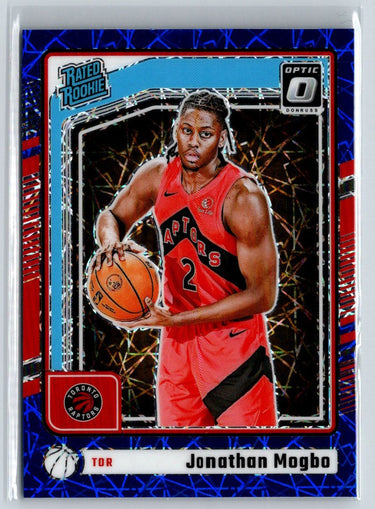2024-25 Donruss Optic #297 Jonathan Mogbo Blue Velocity Q66
