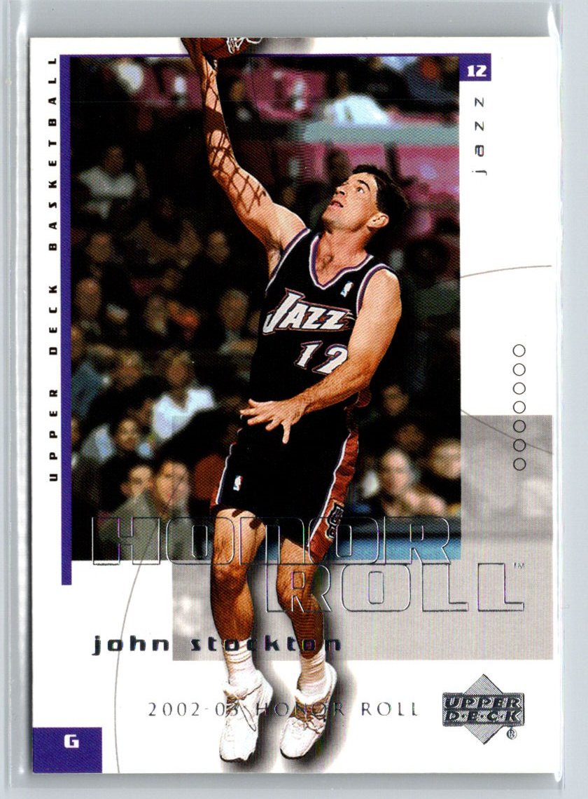 2002-03 Upper Deck Honor Roll #84 John Stockton Q66