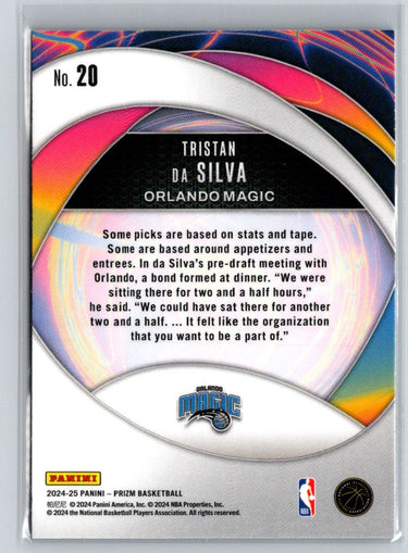 2024-25 Panini Prizm #20 Tristan da Silva Instant Impact Q67