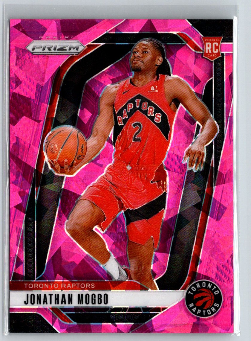 2024-25 Panini Prizm #260 Jonathan Mogbo Prizms Pink Ice Q67