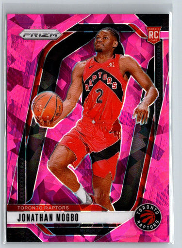 2024-25 Panini Prizm #260 Jonathan Mogbo Prizms Pink Ice Q67