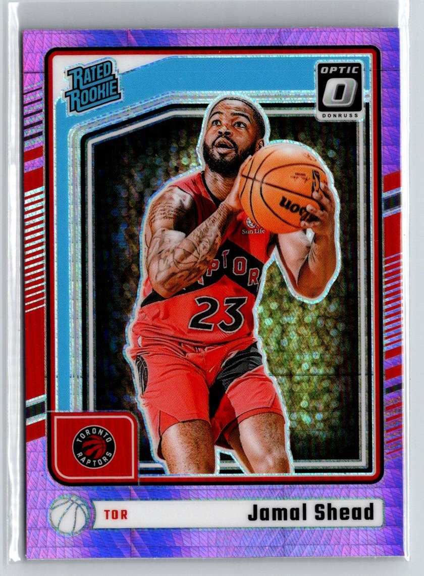 2024-25 Donruss Optic #296 Jamal Shead Purple Q68