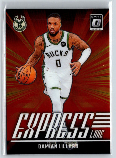 2024-25 Donruss Optic #14 Damian Lillard Express Lane Q69