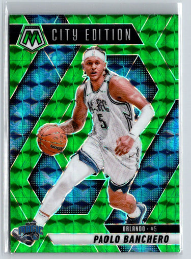 2024-25 Panini Mosaic #283 Paolo Banchero Base Mosaic green Q69