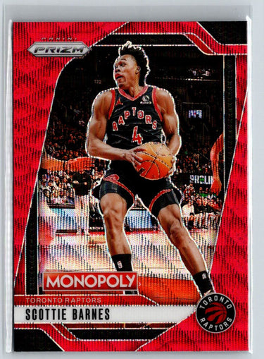 2024-25 Panini Prizm Monopoly #67 Scottie Barnes Red Prizms Q69