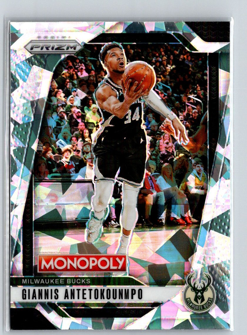 2024-25 Panini Prizm Monopoly #7 Giannis Antetokounmpo Ice Prizms Q69
