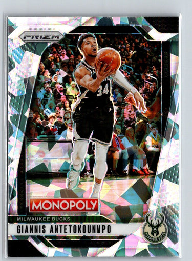 2024-25 Panini Prizm Monopoly #7 Giannis Antetokounmpo Ice Prizms Q69