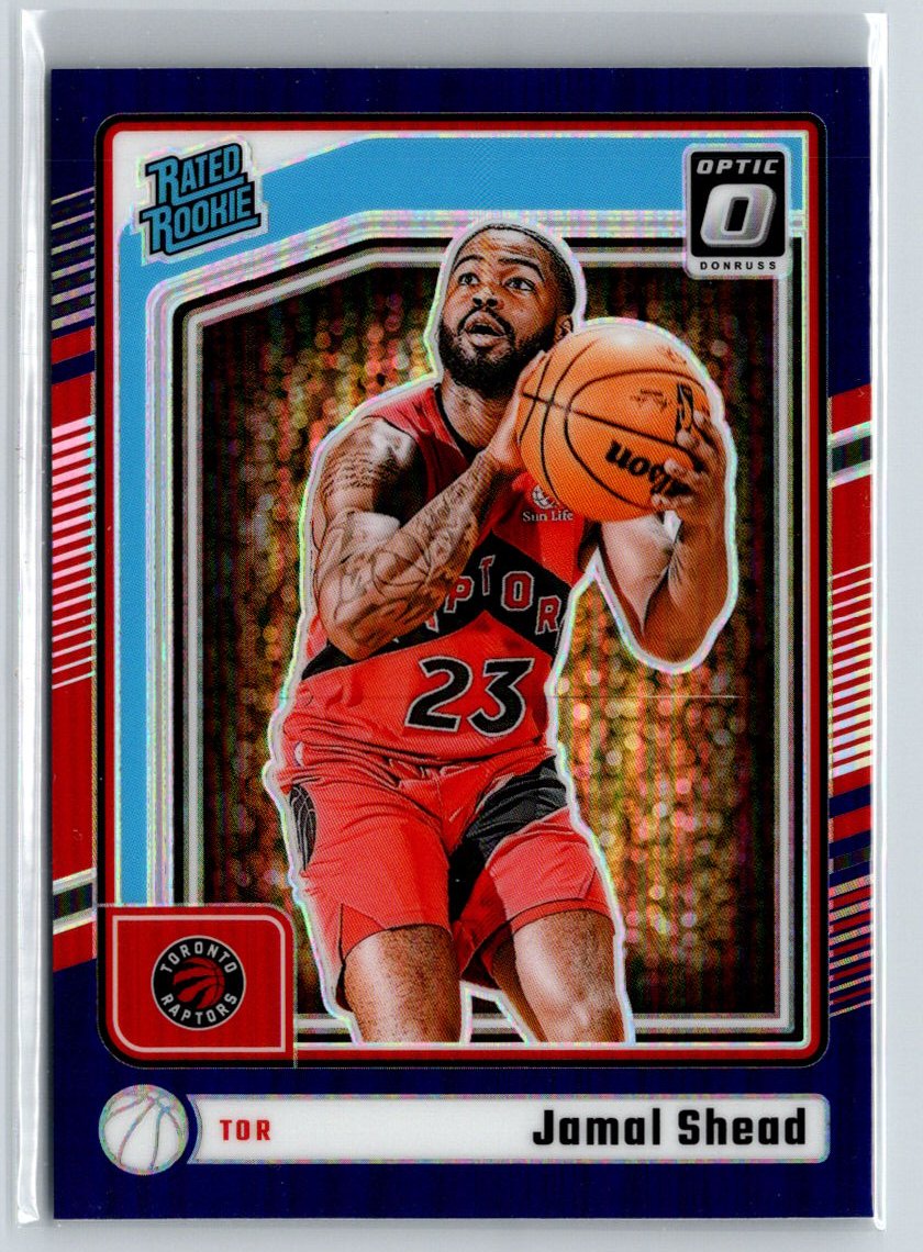 2024-25 Donruss Optic #296 Jamal Shead Purple Q70