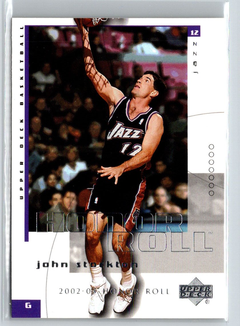 2002-03 Upper Deck Honor Roll #84 John Stockton Q70