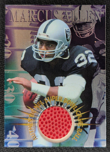 1996 Collector's Edge Advantage #SB7 Marcus Allen Super Bowl Game Ball T22