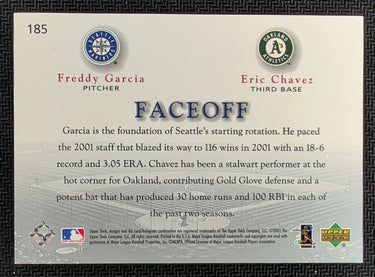 2003 Upper Deck Game Face #185 Freddy Garcia / Eric Chavez FO U02