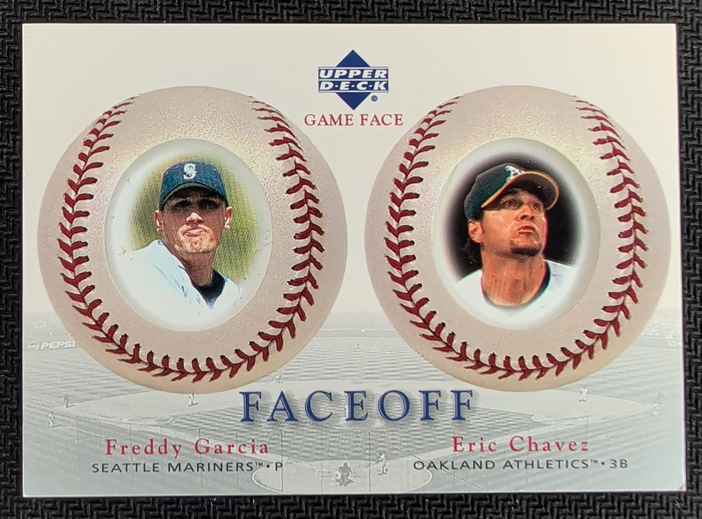 2003 Upper Deck Game Face #185 Freddy Garcia / Eric Chavez FO U02