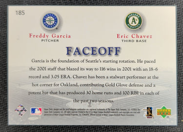 2003 Upper Deck Game Face #185 Freddy Garcia / Eric Chavez FO U06