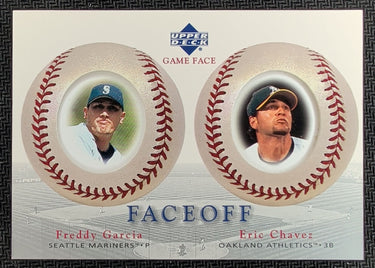 2003 Upper Deck Game Face #185 Freddy Garcia / Eric Chavez FO U06