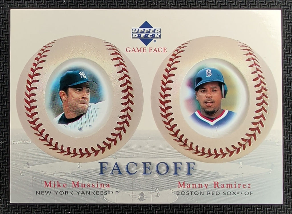 2003 Upper Deck Game Face #191 Mike Mussina / Manny Ramirez FO U06