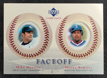 2003 Upper Deck Game Face #191 Mike Mussina / Manny Ramirez FO U06