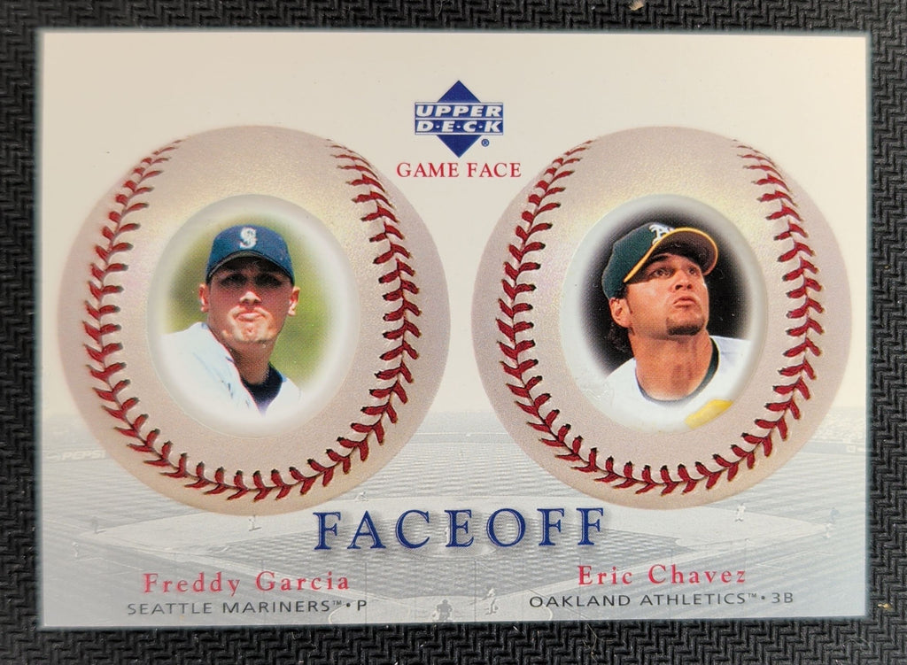 2003 Upper Deck Game Face #185 Freddy Garcia / Eric Chavez FO U07