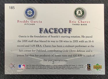 2003 Upper Deck Game Face #185 Freddy Garcia / Eric Chavez FO U17