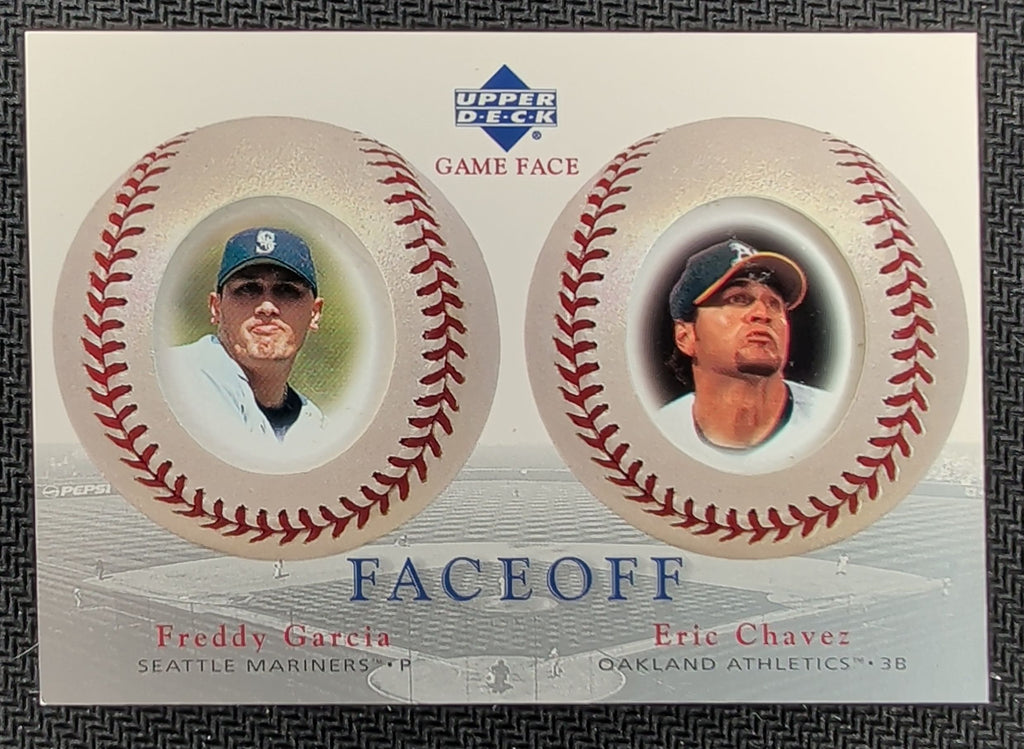 2003 Upper Deck Game Face #185 Freddy Garcia / Eric Chavez FO U17