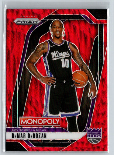 2024-25 Panini Prizm Monopoly #38 DeMar DeRozan Red Prizms V01