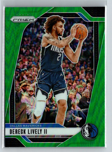 2024-25 Panini Prizm #214 Dereck Lively II Prizms Green V01