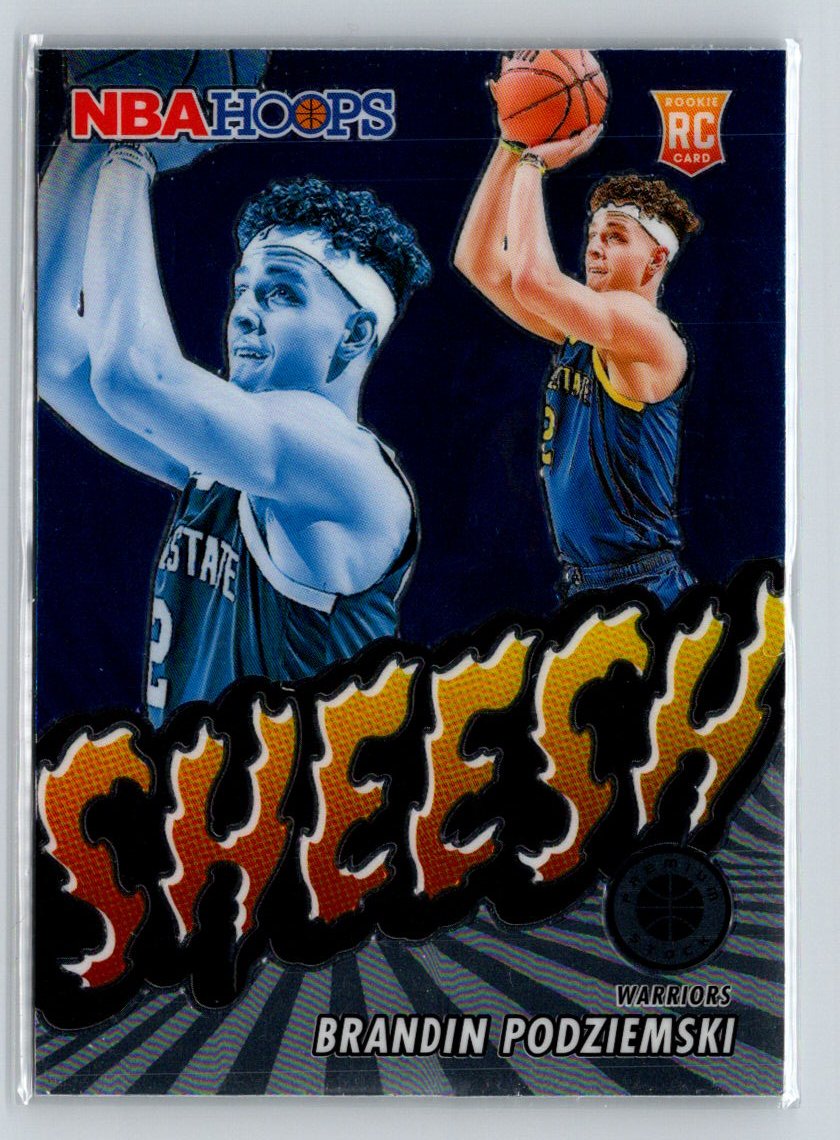 2023-24 Hoops Premium Stock #21 Brandin Podziemski Sheesh V01