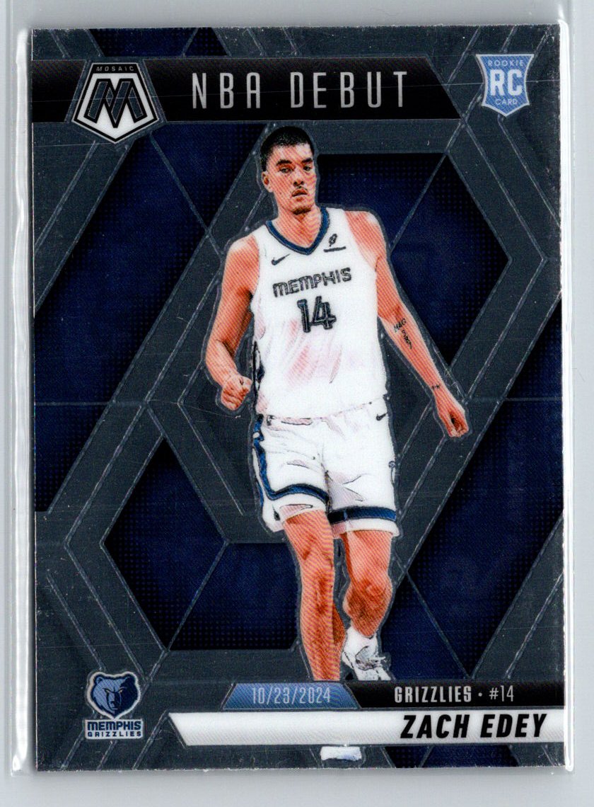2024-25 Panini Mosaic #251 Zach Edey V01