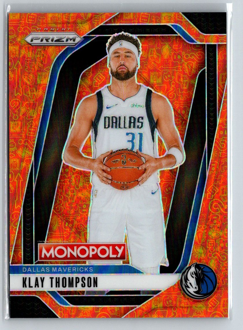 2024-25 Prizm Monopoly Klay Thompson Millionaire Club Prizms #/1499 V02