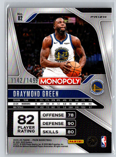 2023-24 Prizm Monopoly Mikal Bridges Millionare /1499 V02