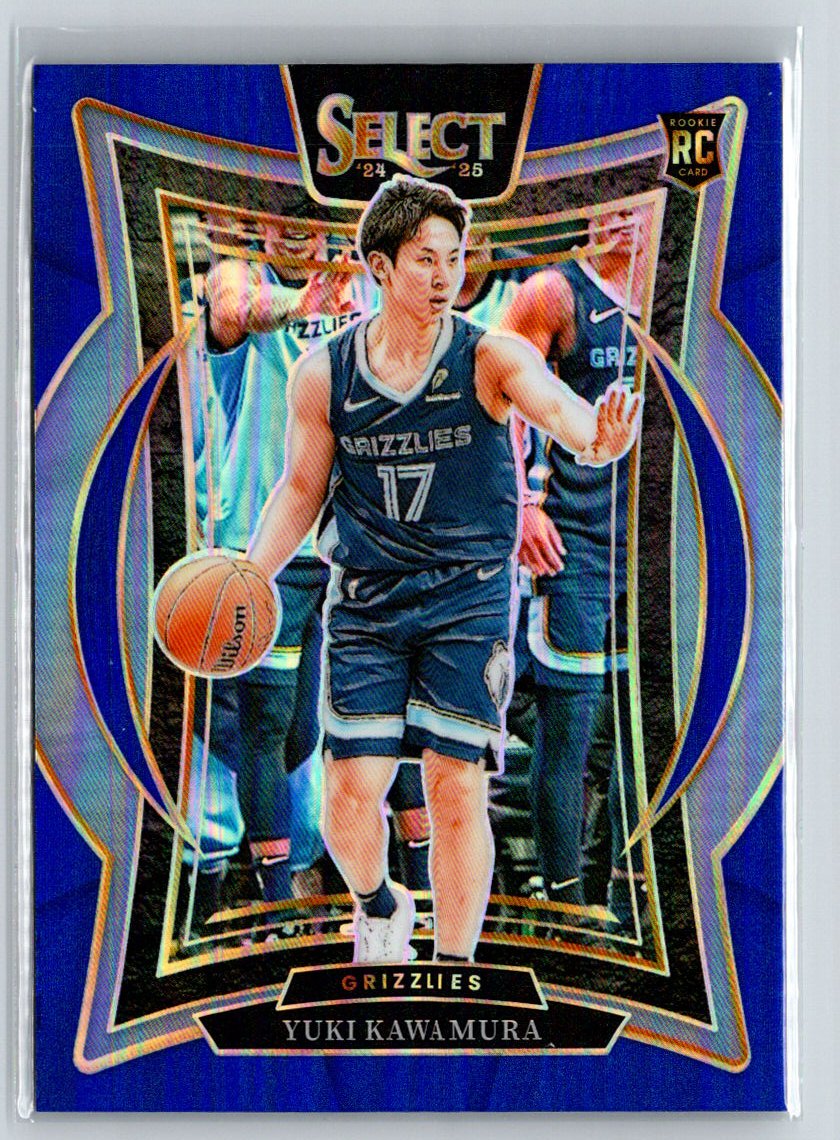 2024-25 Panini Select #76 Yuki Kawamura Silver Prizm V02