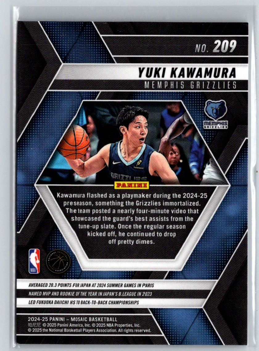 2024-25 Panini Mosaic #209 Yuki Kawamura V03