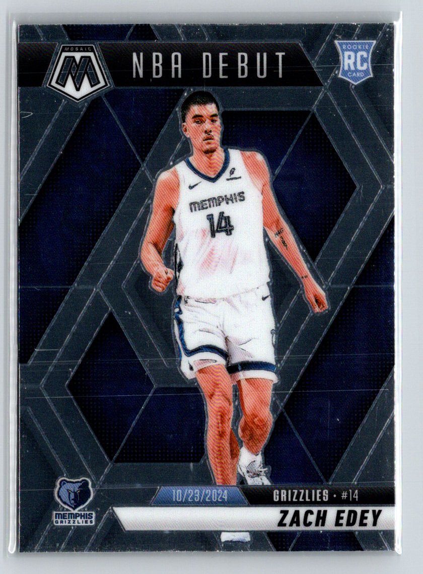 2024-25 Panini Mosaic #251 Zach Edey V04
