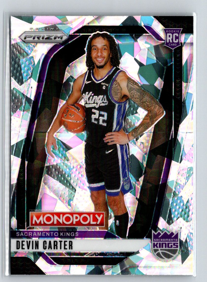 2024-25 Panini Prizm Monopoly #39 Devin Carter Ice Prizms V05