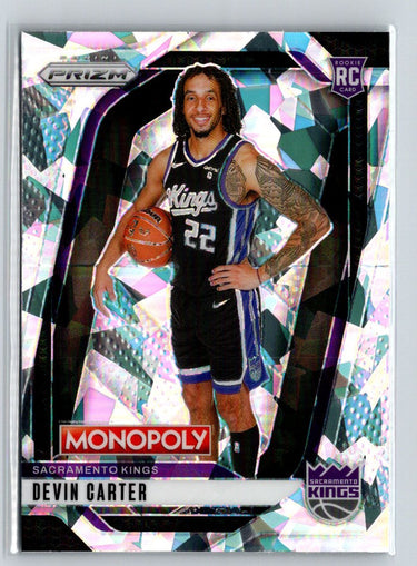 2024-25 Panini Prizm Monopoly #39 Devin Carter Ice Prizms V05