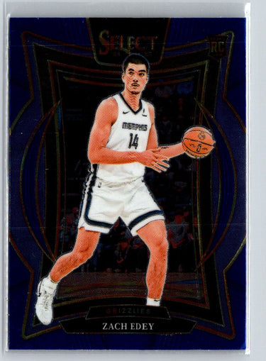 2024-25 Panini Select #98 Zach Edey Blue (Retail) V05