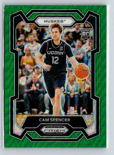 2024 Panini Prizm Draft Picks #94 Cam Spencer Prizms Green Wave V05