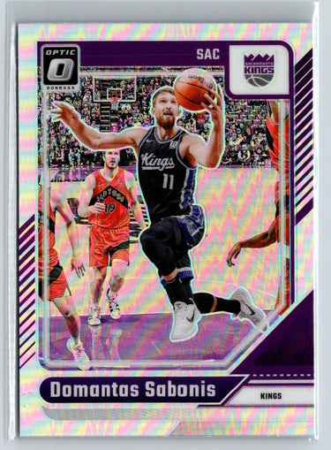 2024-25 Donruss Optic #64 Domantas Sabonis Holo V06