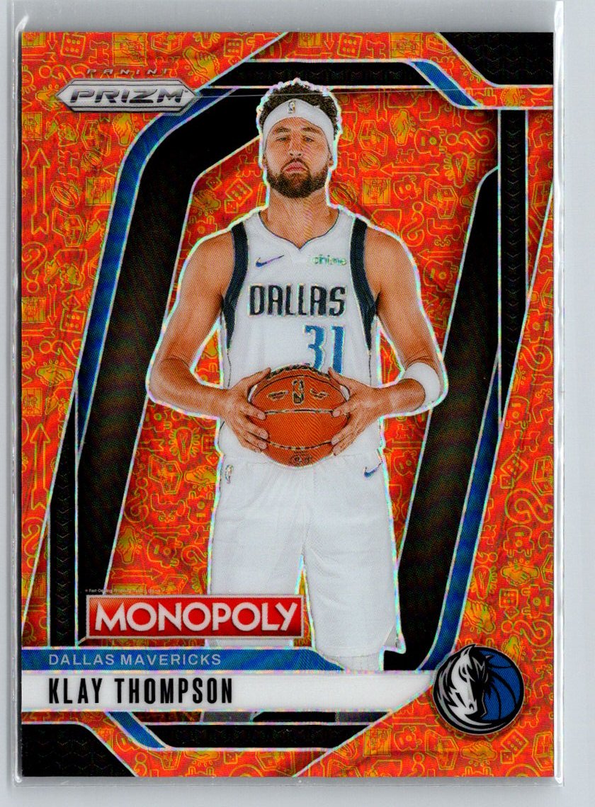2024-25 Prizm Monopoly Klay Thompson Millionaire Club Prizms #/1499 V06