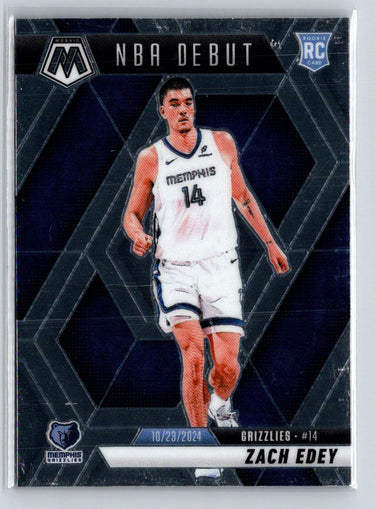 2024-25 Panini Mosaic #251 Zach Edey V06