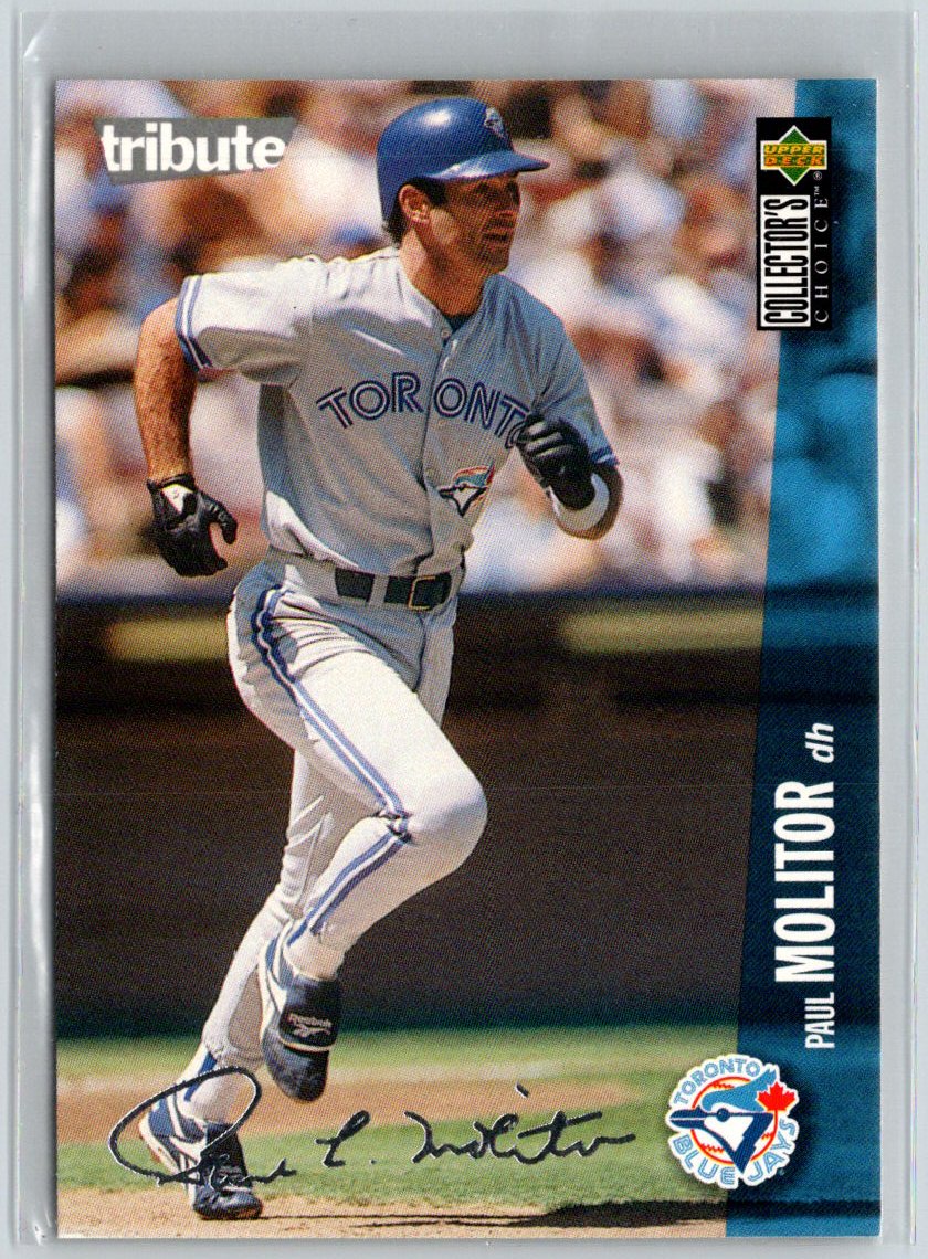 1996 Collector's Choice #355 Paul Molitor Silver Signature V07