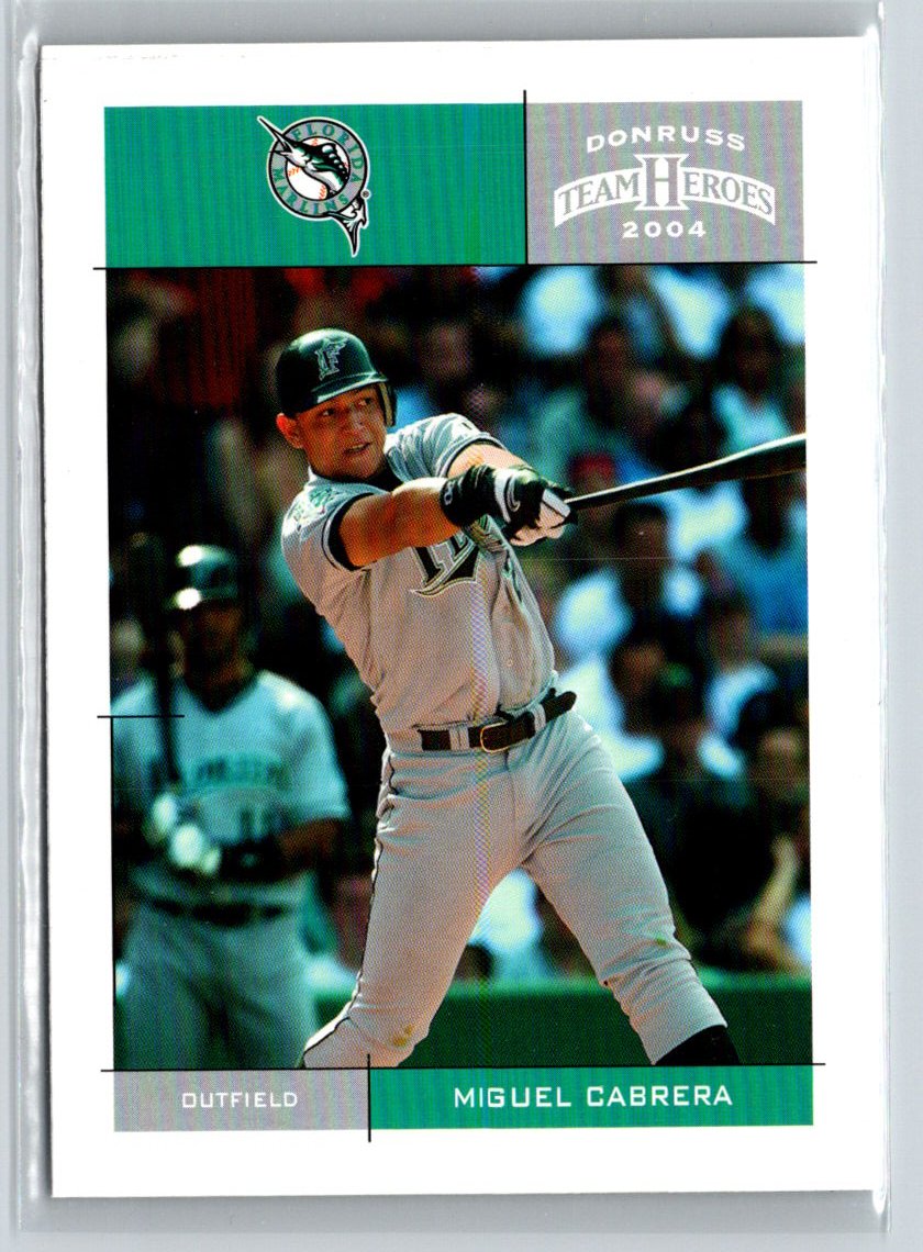 2004 Donruss Team Heroes #164 Miguel Cabrera V07