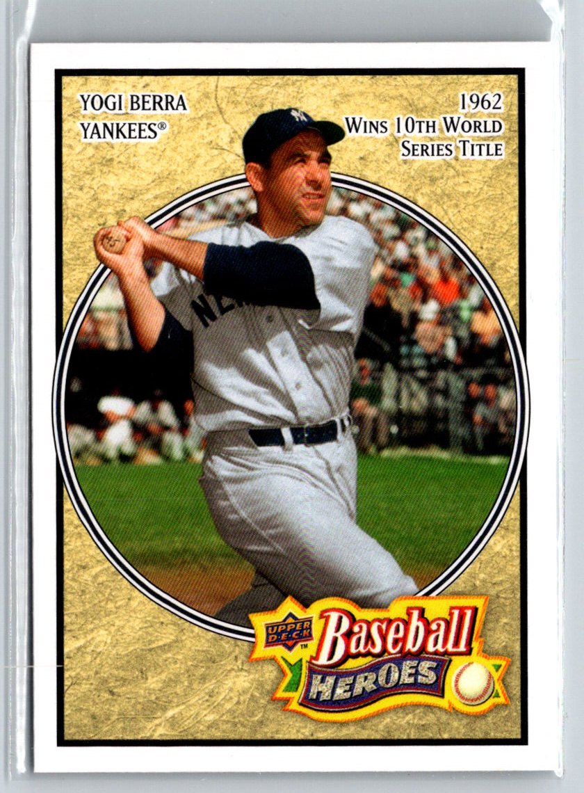 2008 Upper Deck Baseball Heroes #121 Yogi Berra V07