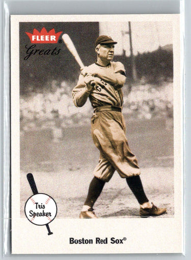 2002 Fleer Greats of the Game #5 Tris Speaker V07
