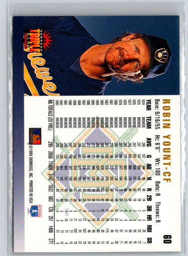 1994 Triple Play #60 Robin Yount V07