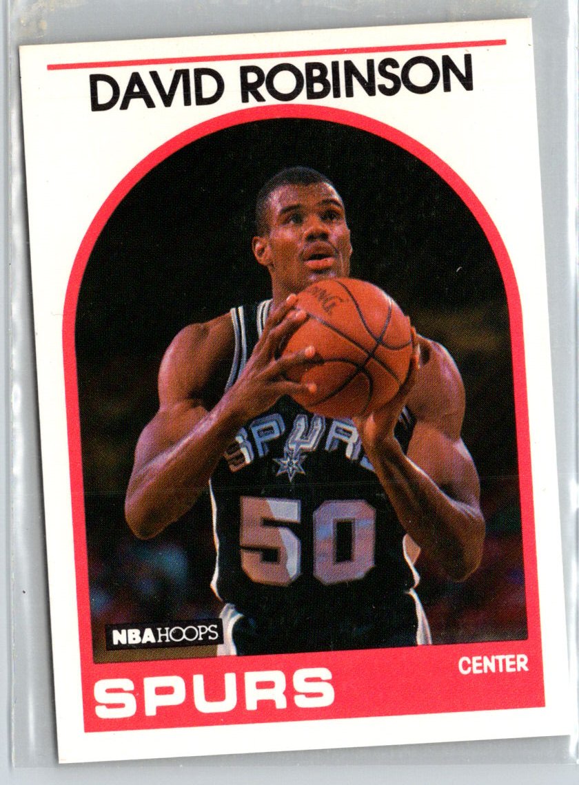 1989-90 Hoops #310 David Robinson V08