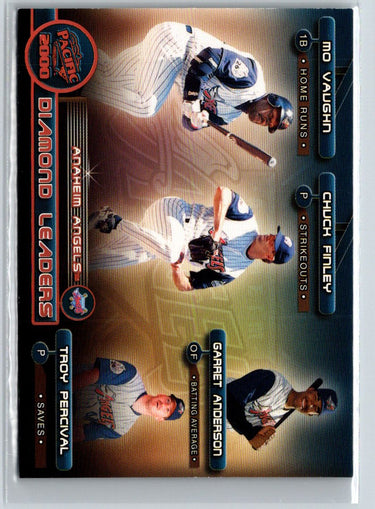 2000 Pacific Anderson Finley Percival Mo Vaughn Diamond Leaders V08