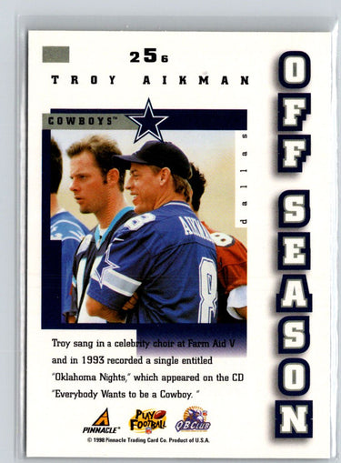 1998 Score #256 Troy Aikman V08