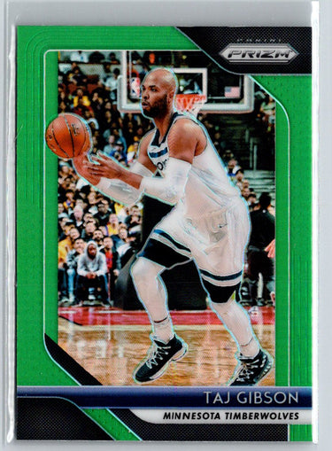 2018-19 Panini Prizm #97 Taj Gibson Prizms Green V08