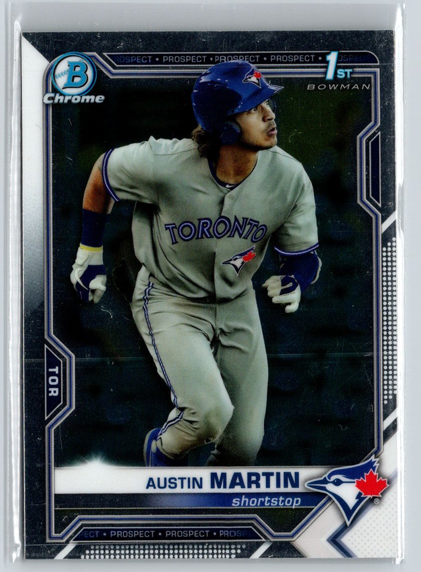 2021 Bowman #BCP-87 Austin Martin Chrome Prospects V09